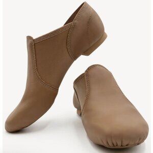 Capezio Brand New Caramel E-Series Jazz Slip On Girl's shoe